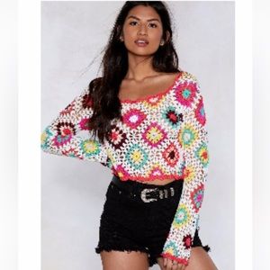 Crochet Patch Top